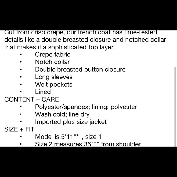 Torrid Pink Crepe Trench Jacket - Picture 8 of 8